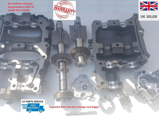 UPGRADED OIL PUMP & BALANCE SHAFT 2.0 Bi TDI 03L103295D 03L115105H CKRA CFC CFFB